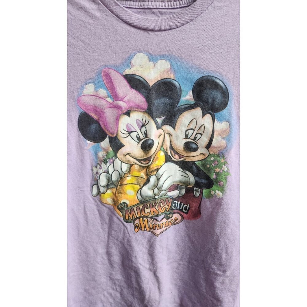 Disney store Studio Collection Mickey & Minnie Mouse Short Sleeve Tee Size M - Picture 3 of 4